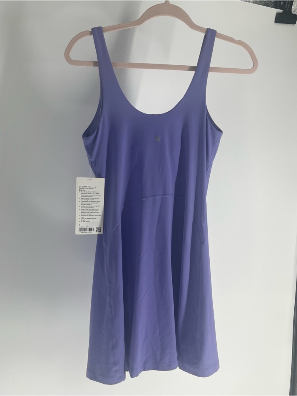 LULULEMON NWT ALIGN DRESS DARK LAVENDER PURPLE ACTIVE TENNIS GOLF - Picture 7 of 9